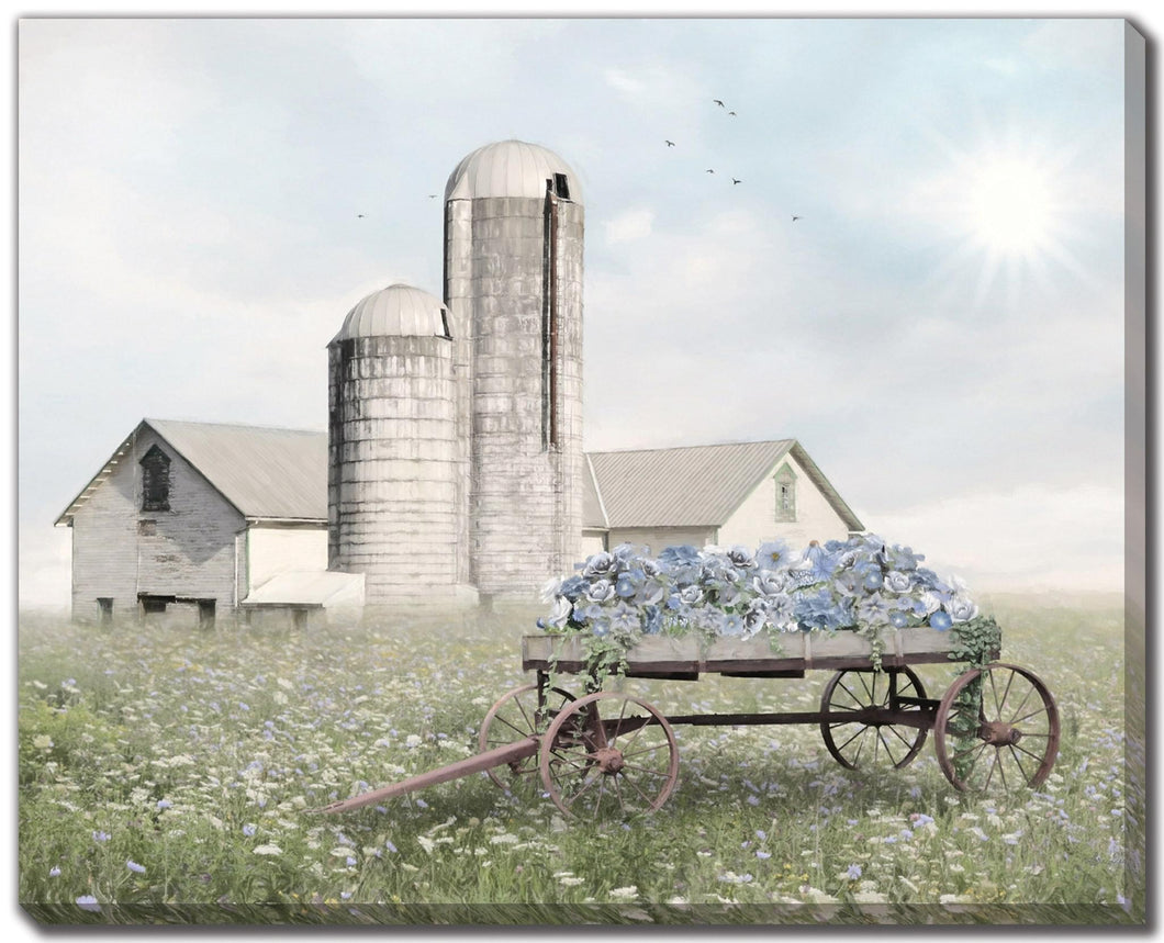 Blue Flower Wagon *in store pickup only