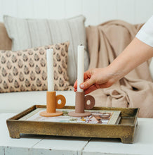 Load image into Gallery viewer, Cruz Candle Holder Mocha