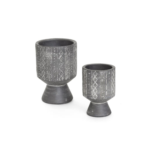 Black Etching Planter