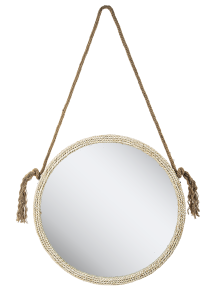 Hanging Rope Mirror *in store pickup only