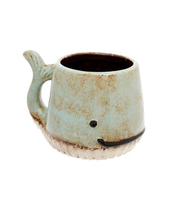 Aqua Whale Mug