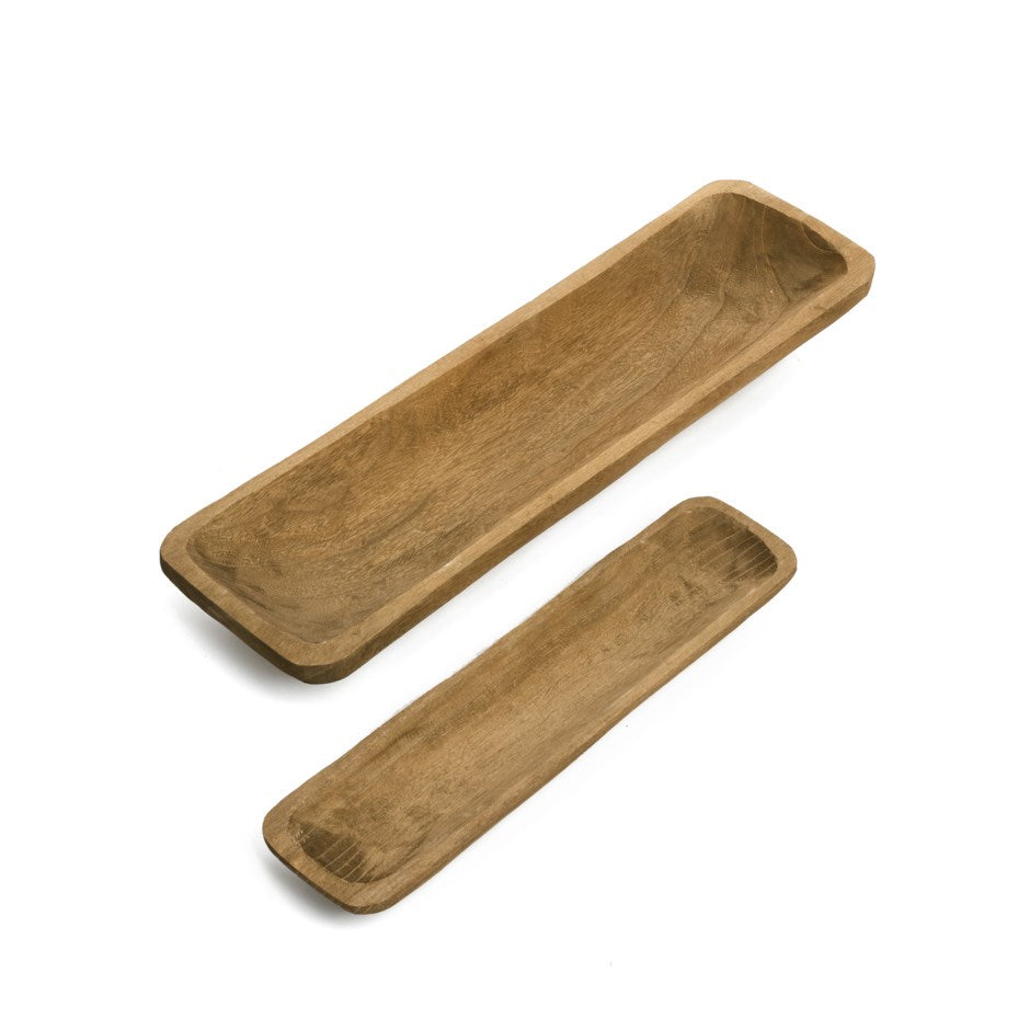 Warm Paulownia Wood Tray- 2 sizes